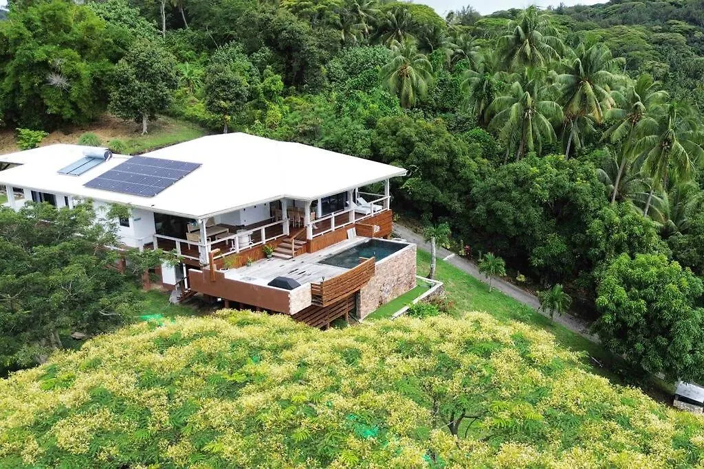 2 Br. Panoramic Lagoon View Villa: Poolside Paradise, Gourmet Kitchen Bora Bora 0*,