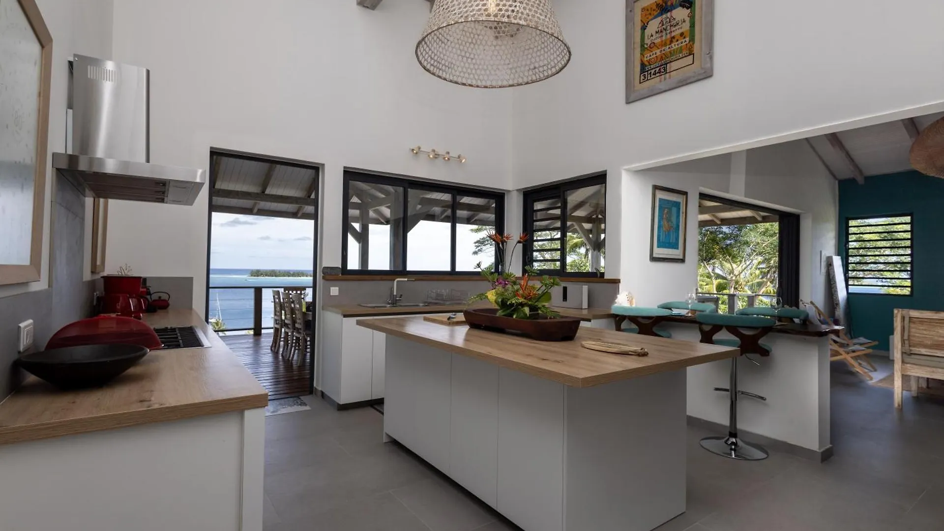 2 Br. Panoramic Lagoon View Villa: Poolside Paradise, Gourmet Kitchen Bora Bora 0*,  French Polynesia